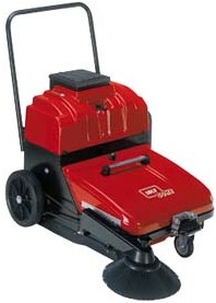 Spazzatrice elettrica Loly 50 per la pulizia di pavimenti e aree di vario genere.